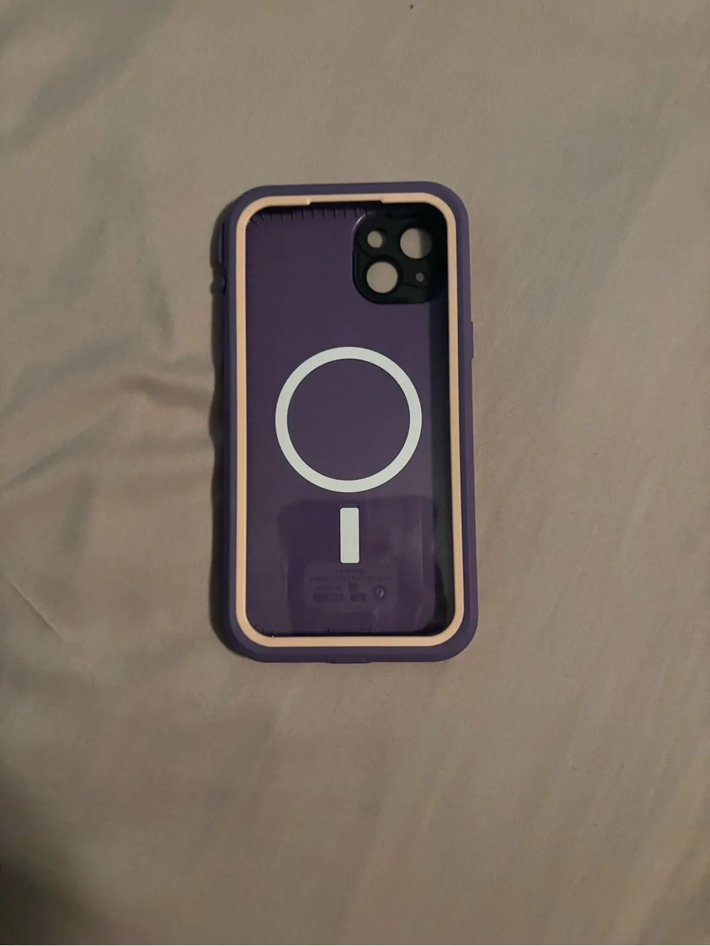 Purple & Pink iPhone 15 plus Waterproof Life-proof Case